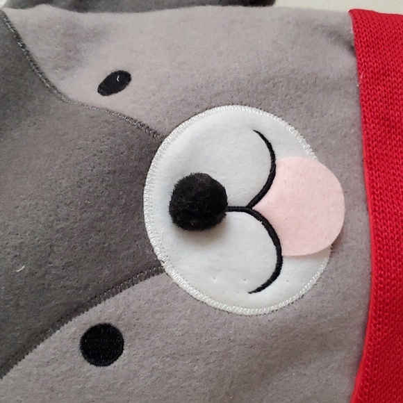 Felt Puppy Dog Christmas Stocking - Picture 2 of 4